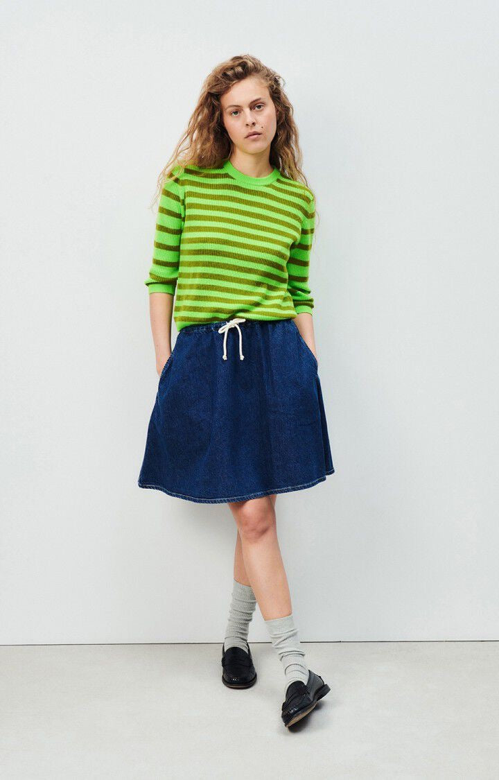 AMERICAN VINTAGE RAXOW STRIPE VERT FLUO RAYE