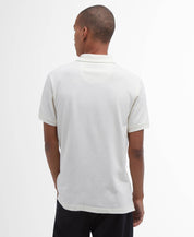 BARBOUR  TARTAN PIQUE POLO WHISPER WHITE