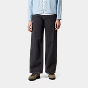 CARHARTT WIP  JANE PANT BLACK DARK USED