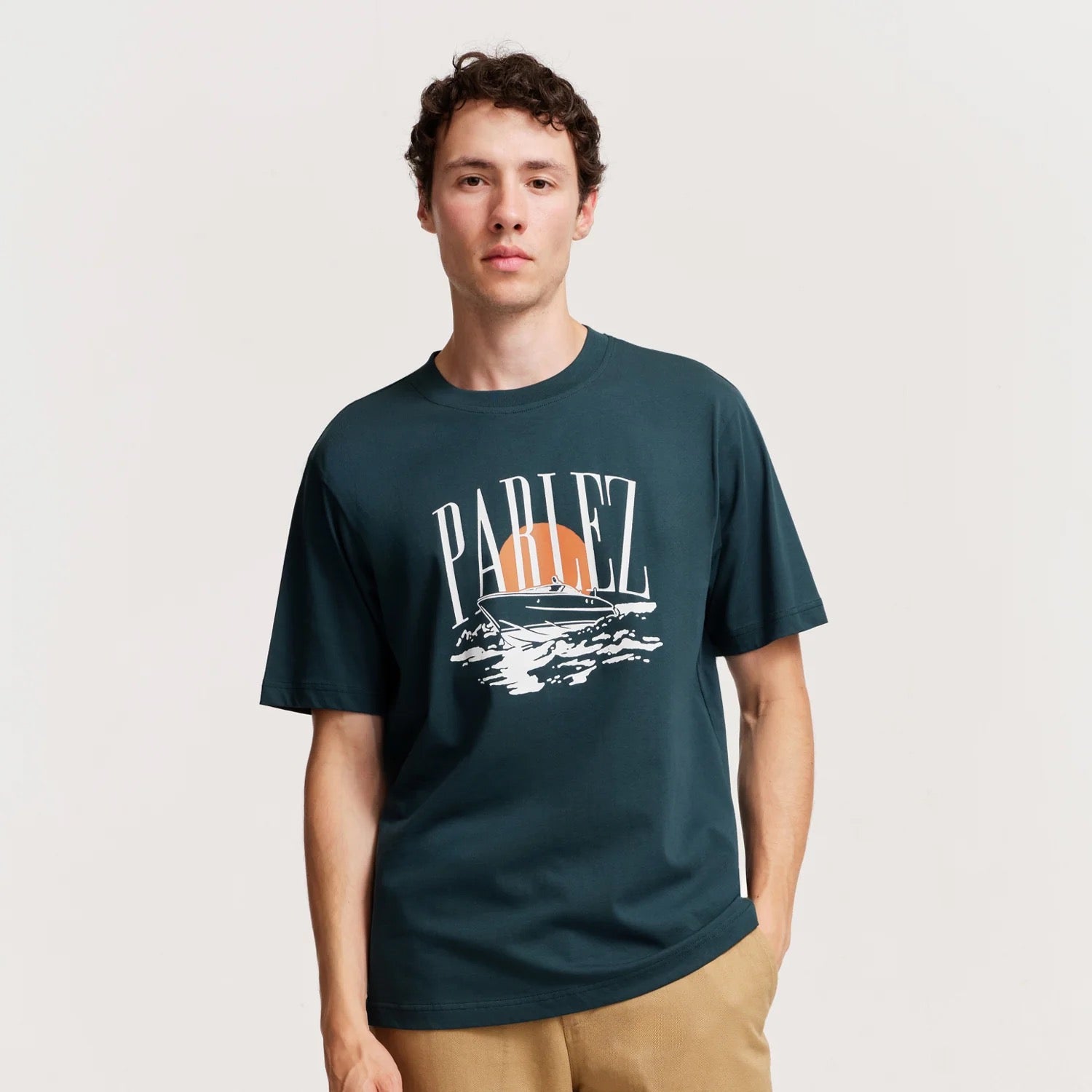 PARLEZ  VEHI T SHIRT PETROL