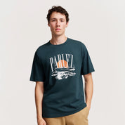 PARLEZ  VEHI T SHIRT PETROL
