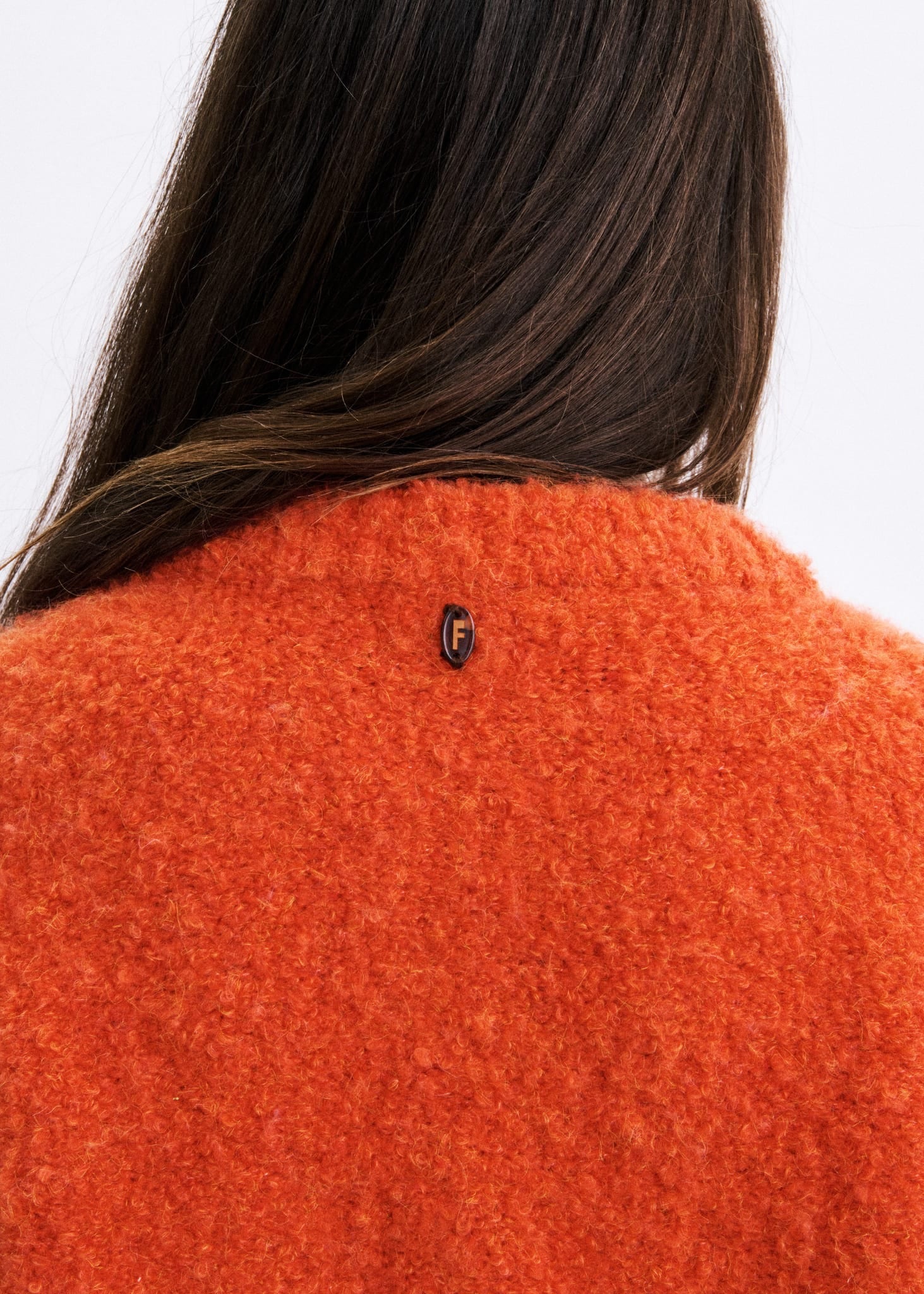 FRNCH  SYROS ORANGE CARDIGAN