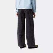 CARHARTT WIP  JANE PANT BLACK DARK USED