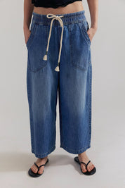 FREE PEOPLE DENIM  EASY PEASY Blue