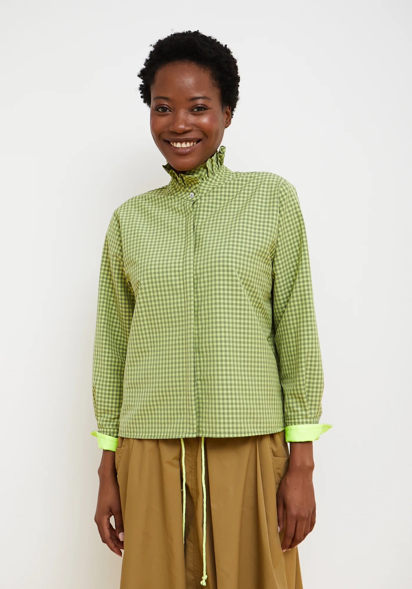 DR BLOOM  PEPSI VICHY CHECK SHIRT