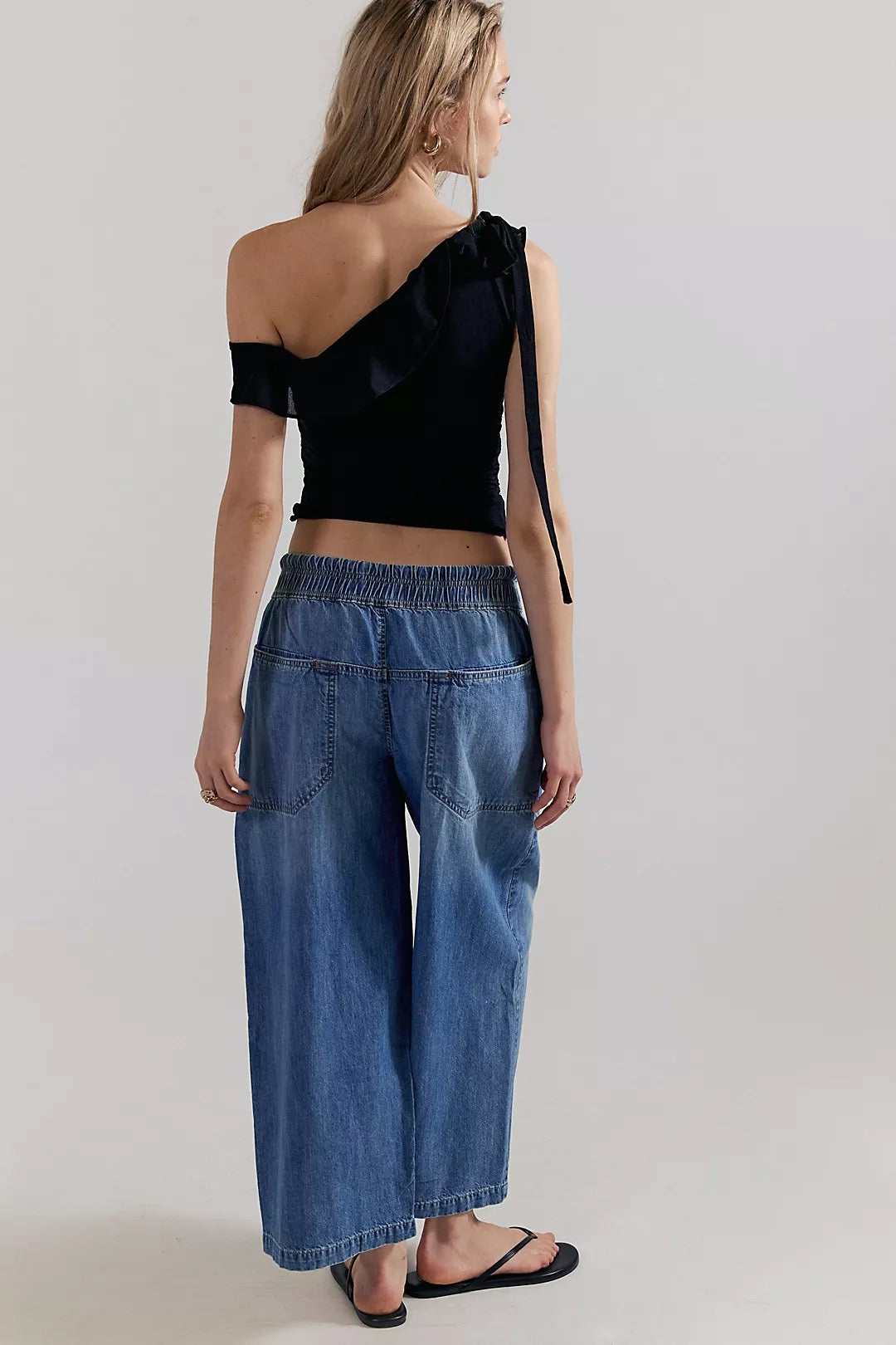 FREE PEOPLE DENIM  EASY PEASY Blue