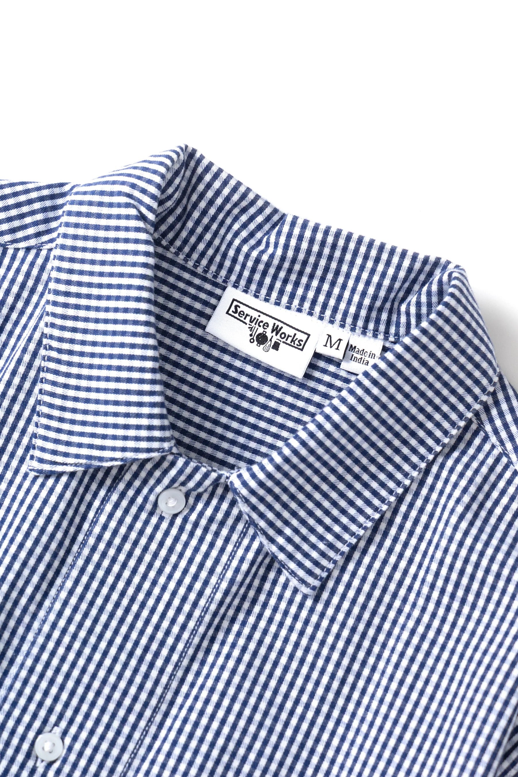 SERVICE WORKS  GINGHAM WAITER Blue