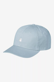 CARHARTT WIP  MADISON LOGO CAP TOURMALINE/WHITE