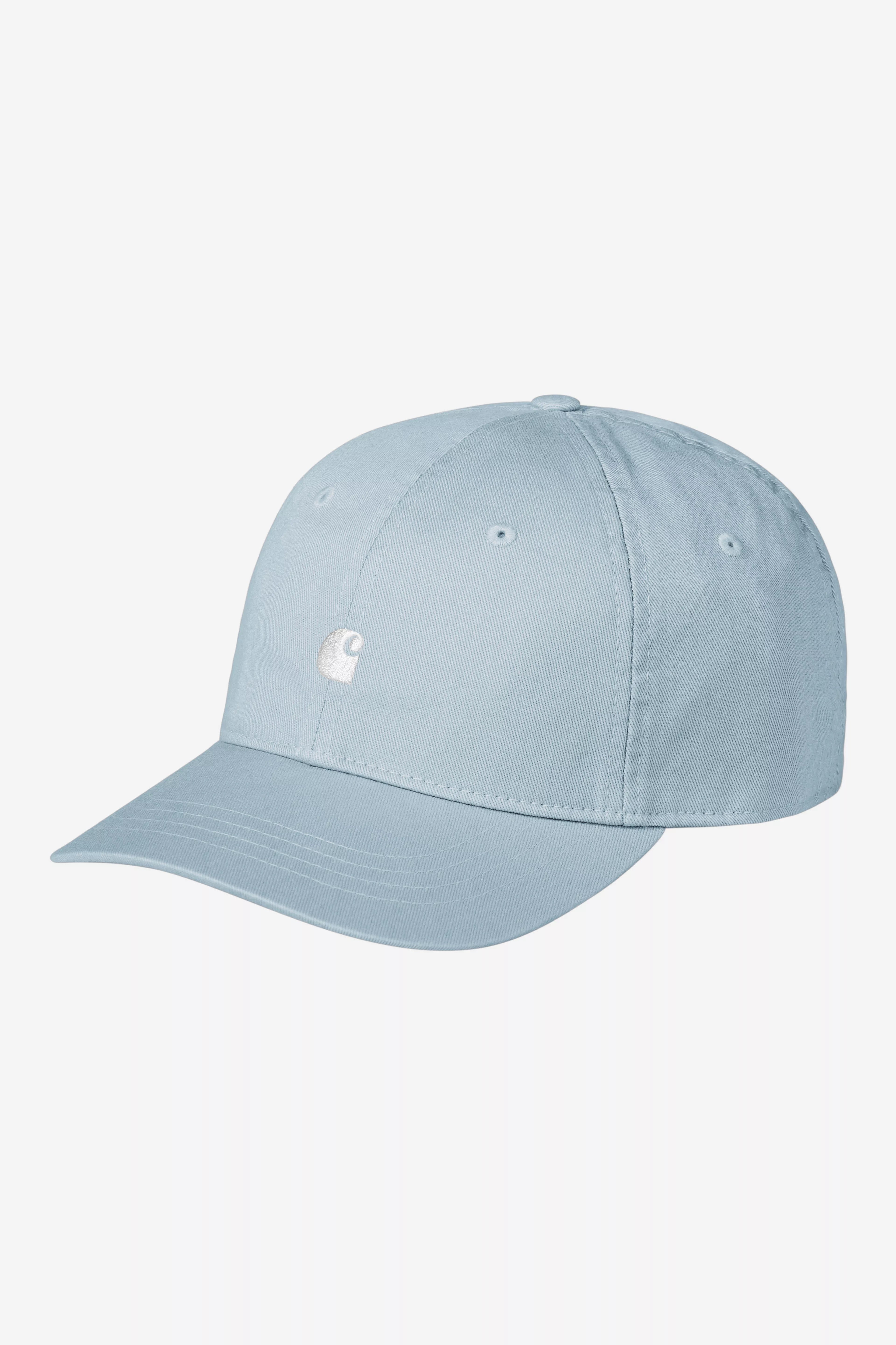 CARHARTT WIP  MADISON LOGO CAP TOURMALINE/WHITE