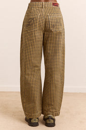 DAMSON MADDER  FELIX CHECK DENIM QUINCE GINGHAM