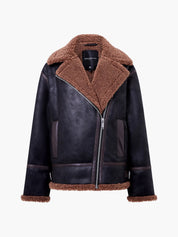 FRENCH CONNECTION  SUEDETTE BLACK/BROWN
