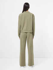 FRENCH CONNECTION WREN BOMBER WK WASHED KHAKI