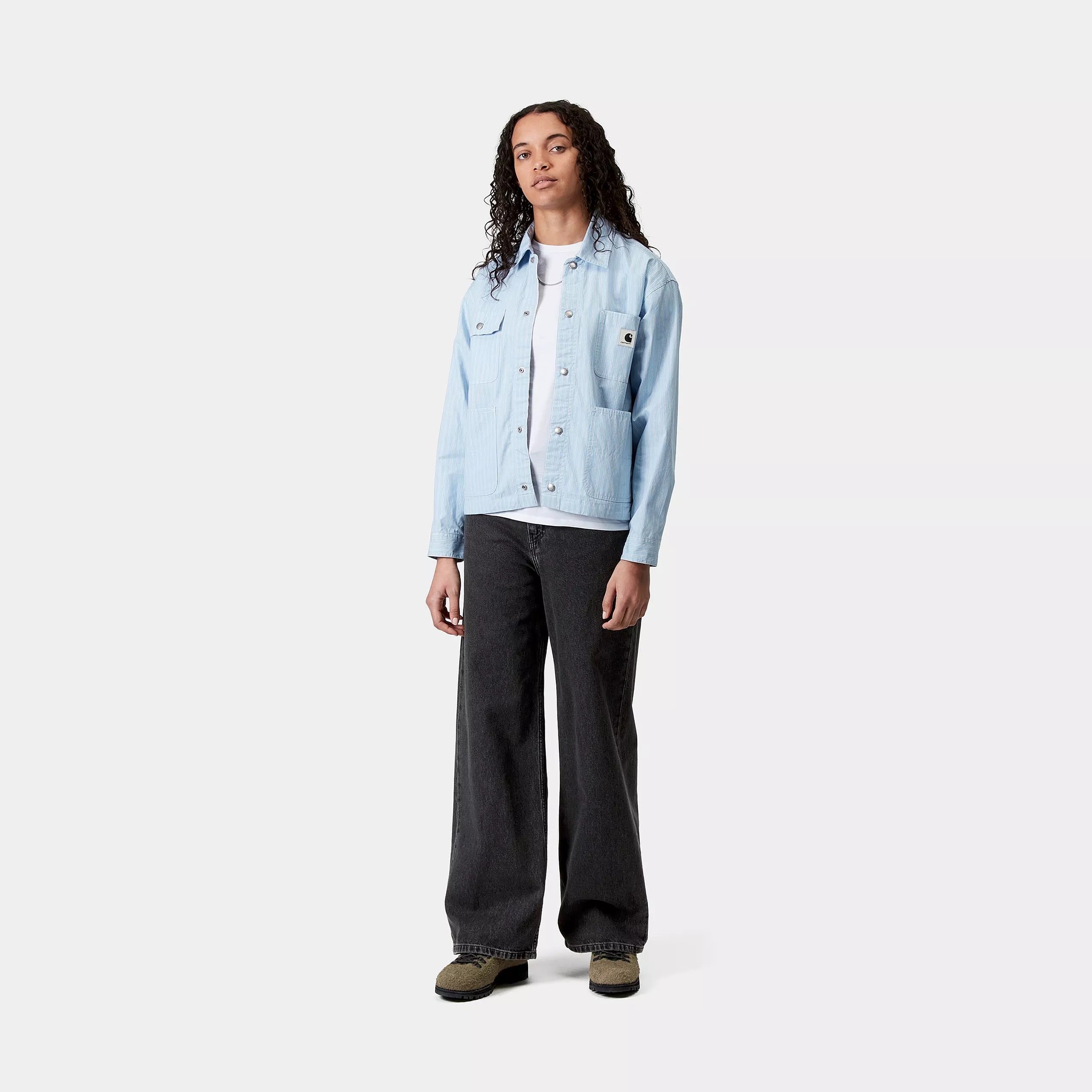 CARHARTT WIP  JANE PANT BLACK DARK USED