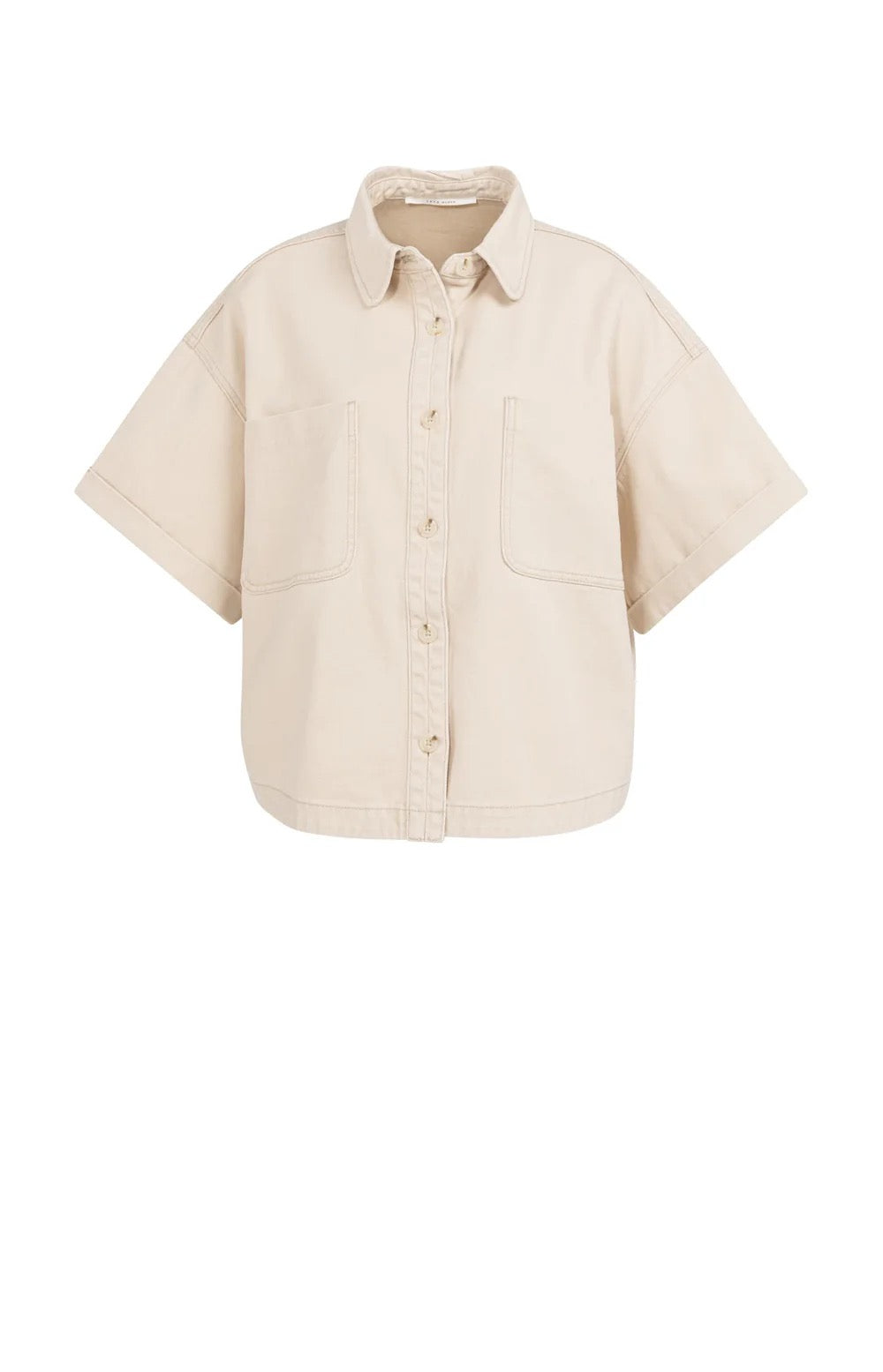 YAYA DENIM JKT DESERT BEIGE DENIM