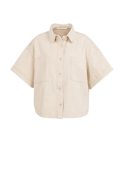 YAYA DENIM JKT DESERT BEIGE DENIM