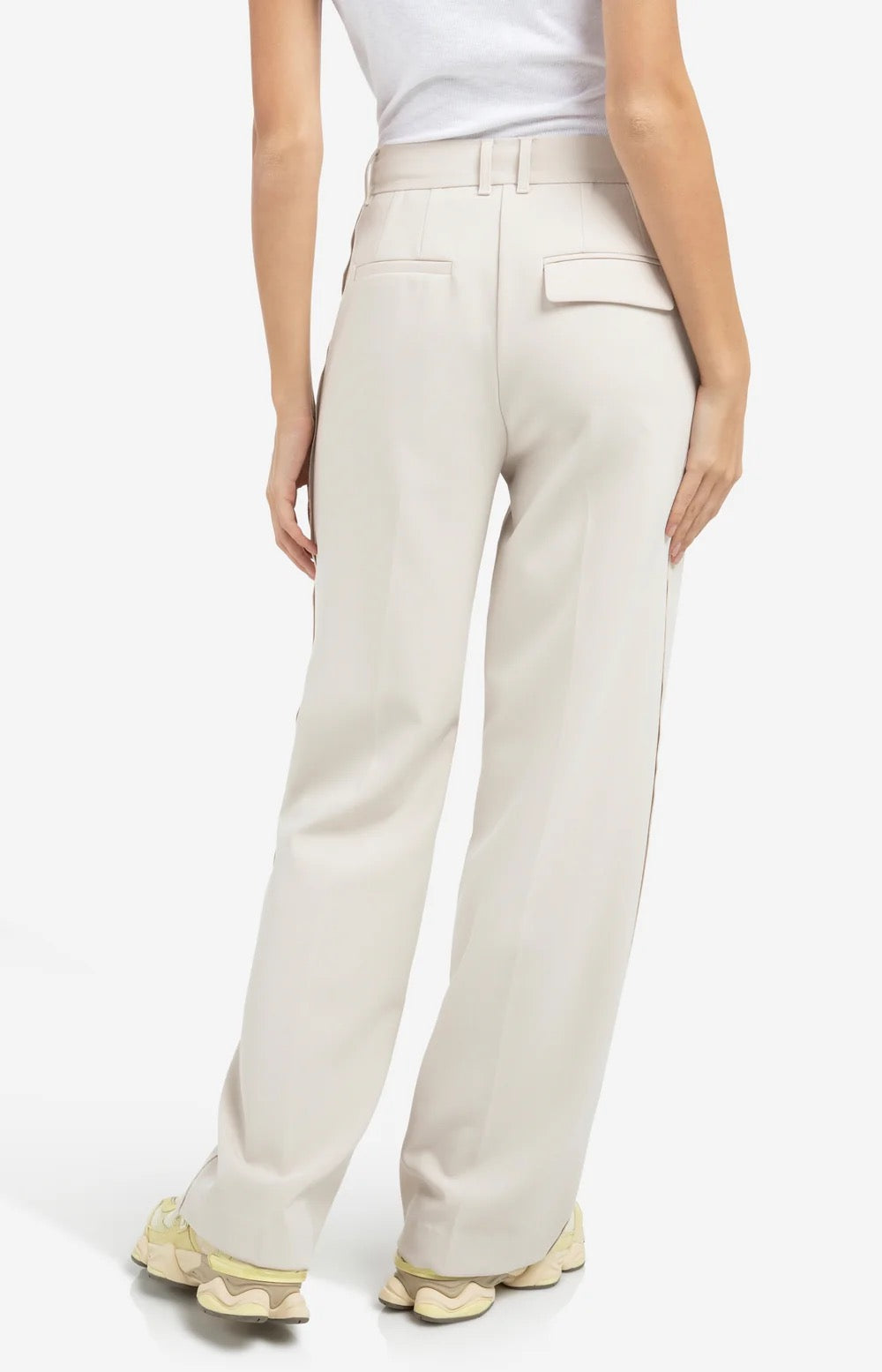 YAYA WIDE LEG KIT BEIGE PANT