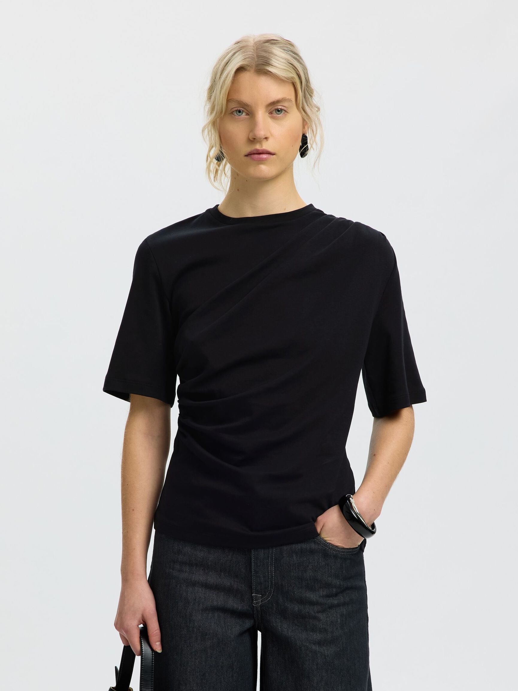 SELECTED WOLINE TWIST Black
