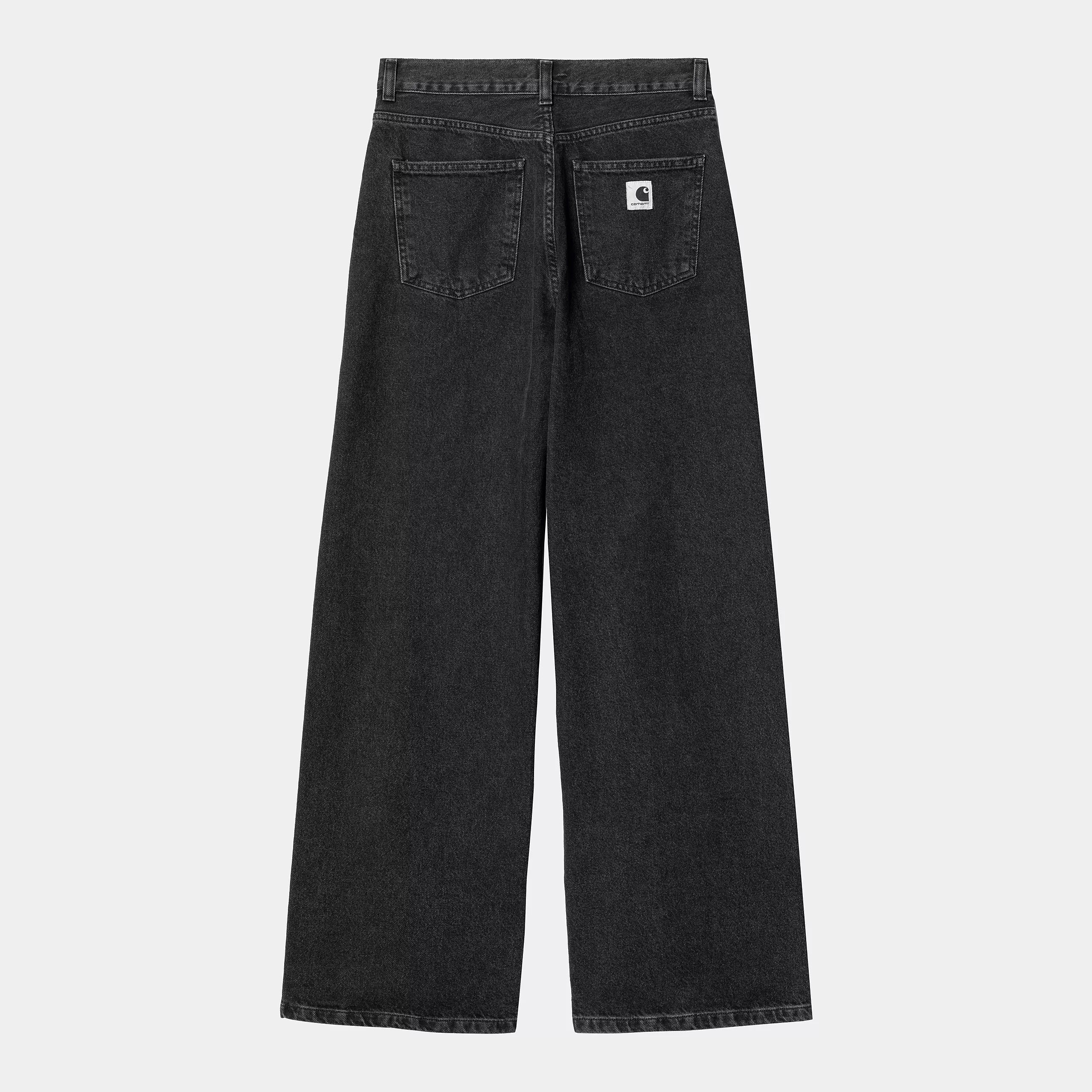 CARHARTT WIP  JANE PANT BLACK DARK USED
