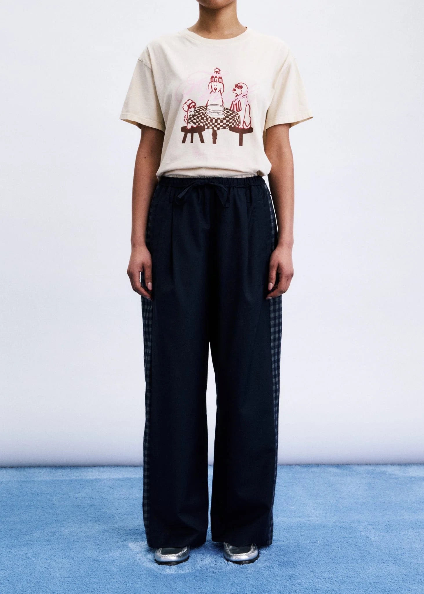 FRNCH  PANTALON BLEU MARINE PANT