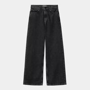 CARHARTT WIP  JANE PANT BLACK DARK USED
