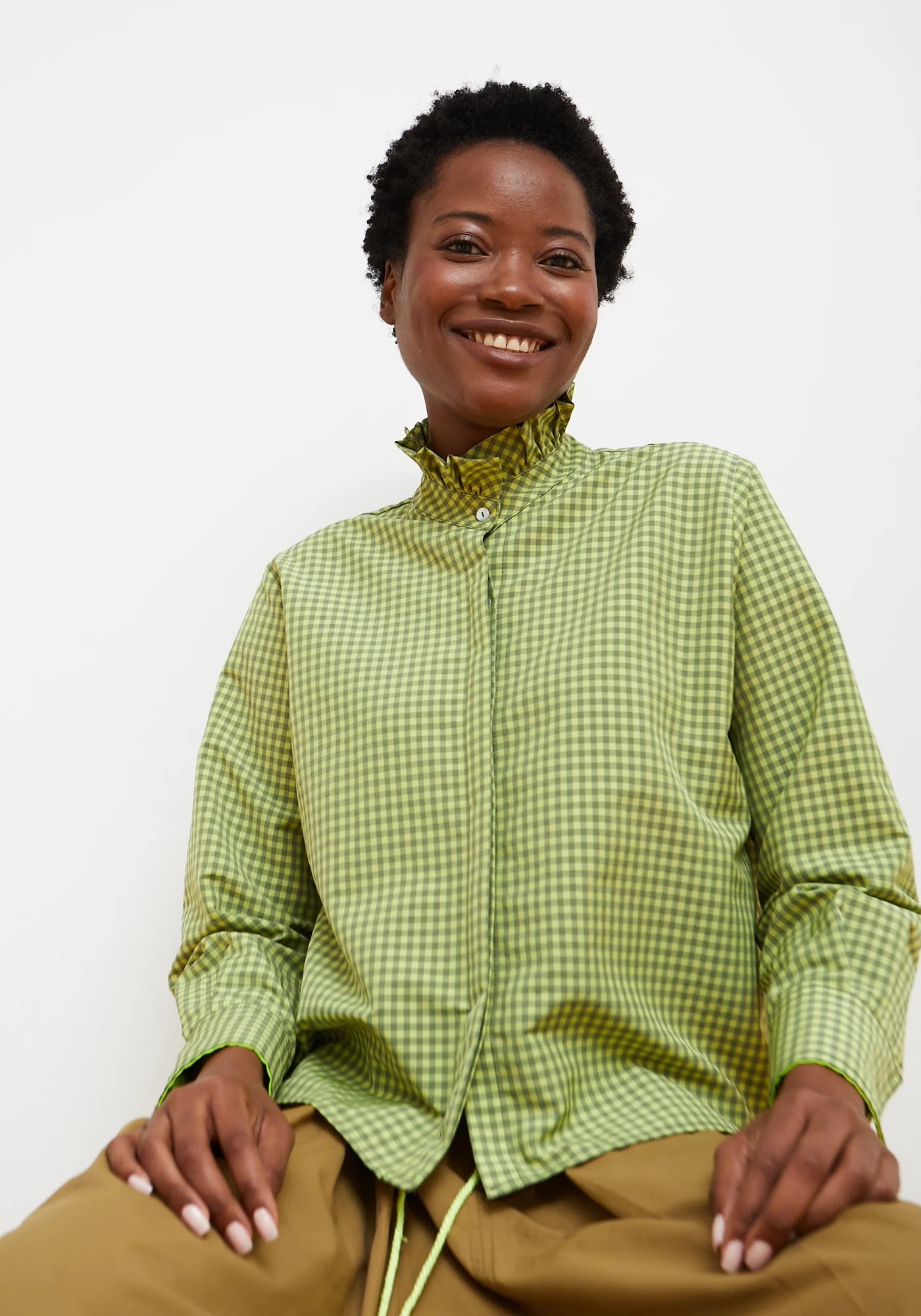DR BLOOM  PEPSI VICHY CHECK SHIRT