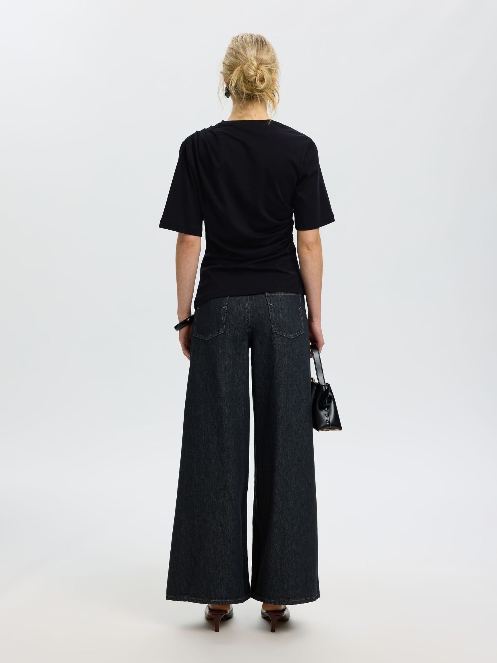 SELECTED WOLINE TWIST Black