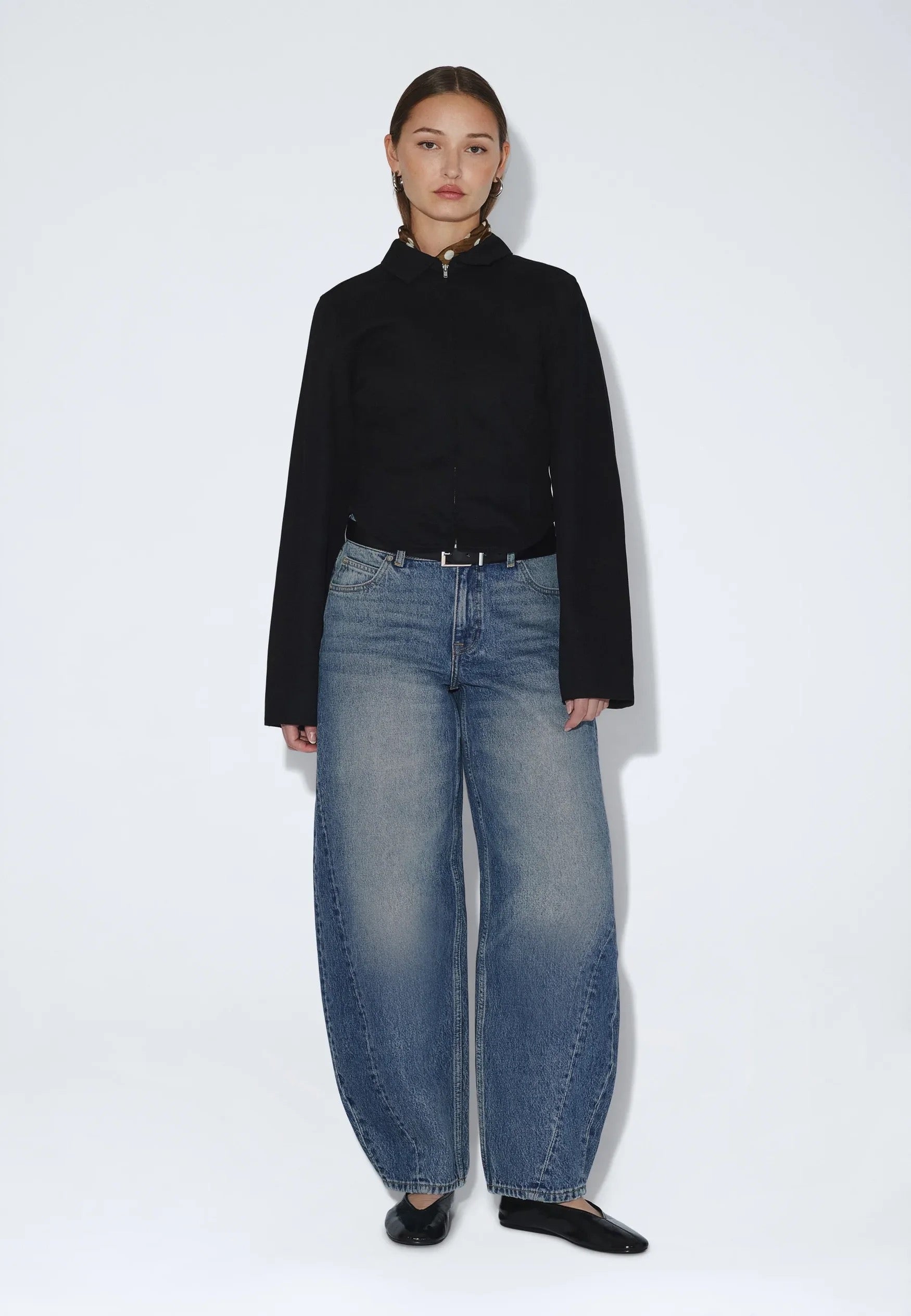 DR DENIM NANCI TWIST SEAM STREAM MID FADE DIRT