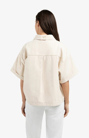 YAYA DENIM JKT DESERT BEIGE DENIM