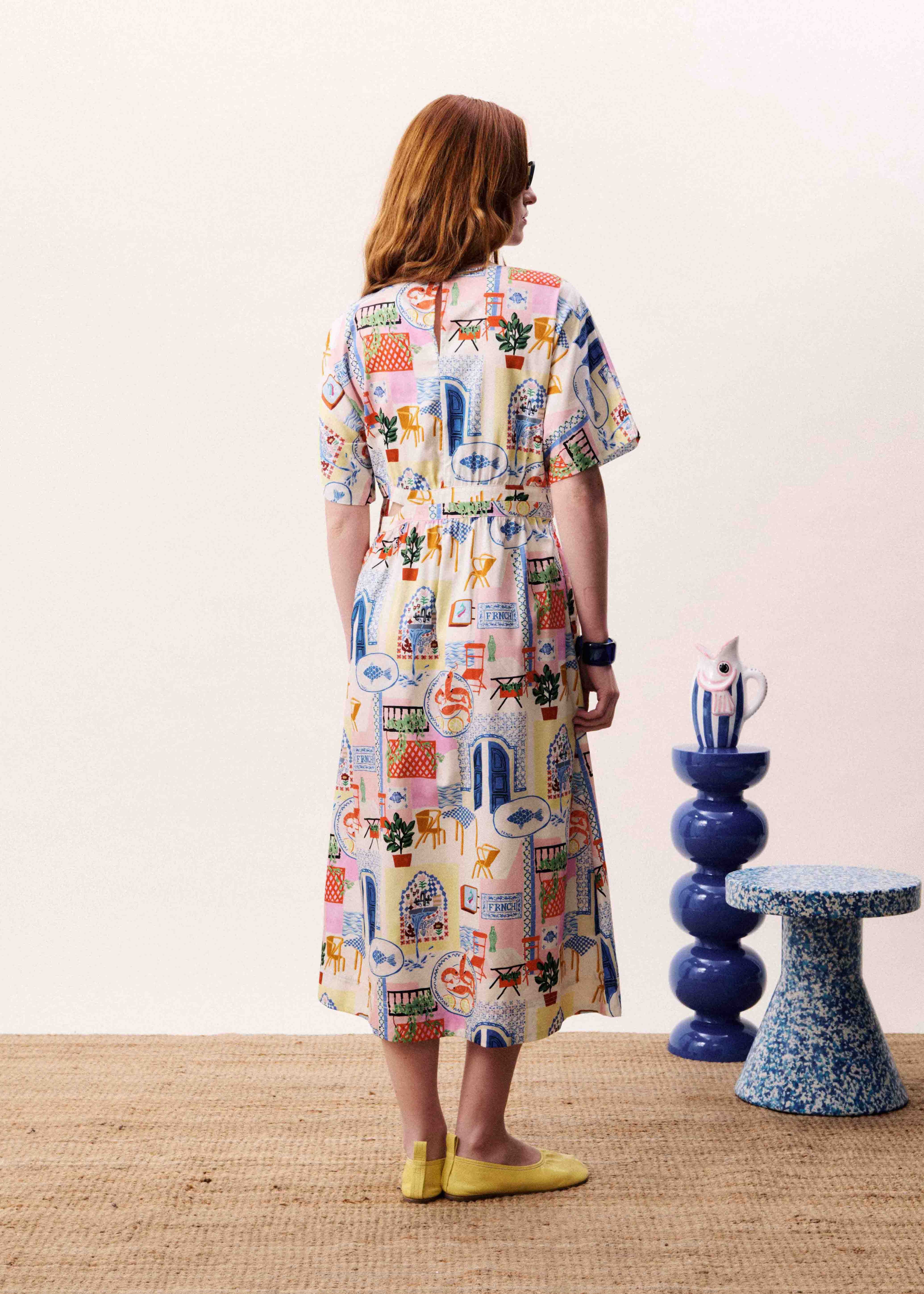 FRNCH ROBE PERLE BORD DE LEAU DRESS