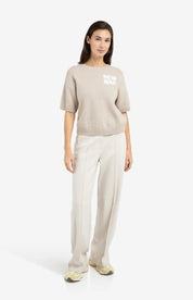 YAYA WIDE LEG KIT BEIGE PANT
