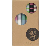 BRITISH COLOUR STANDARD STRIPE CANDLE MIXED SET