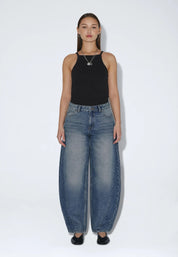 DR DENIM NANCI TWIST SEAM STREAM MID FADE DIRT