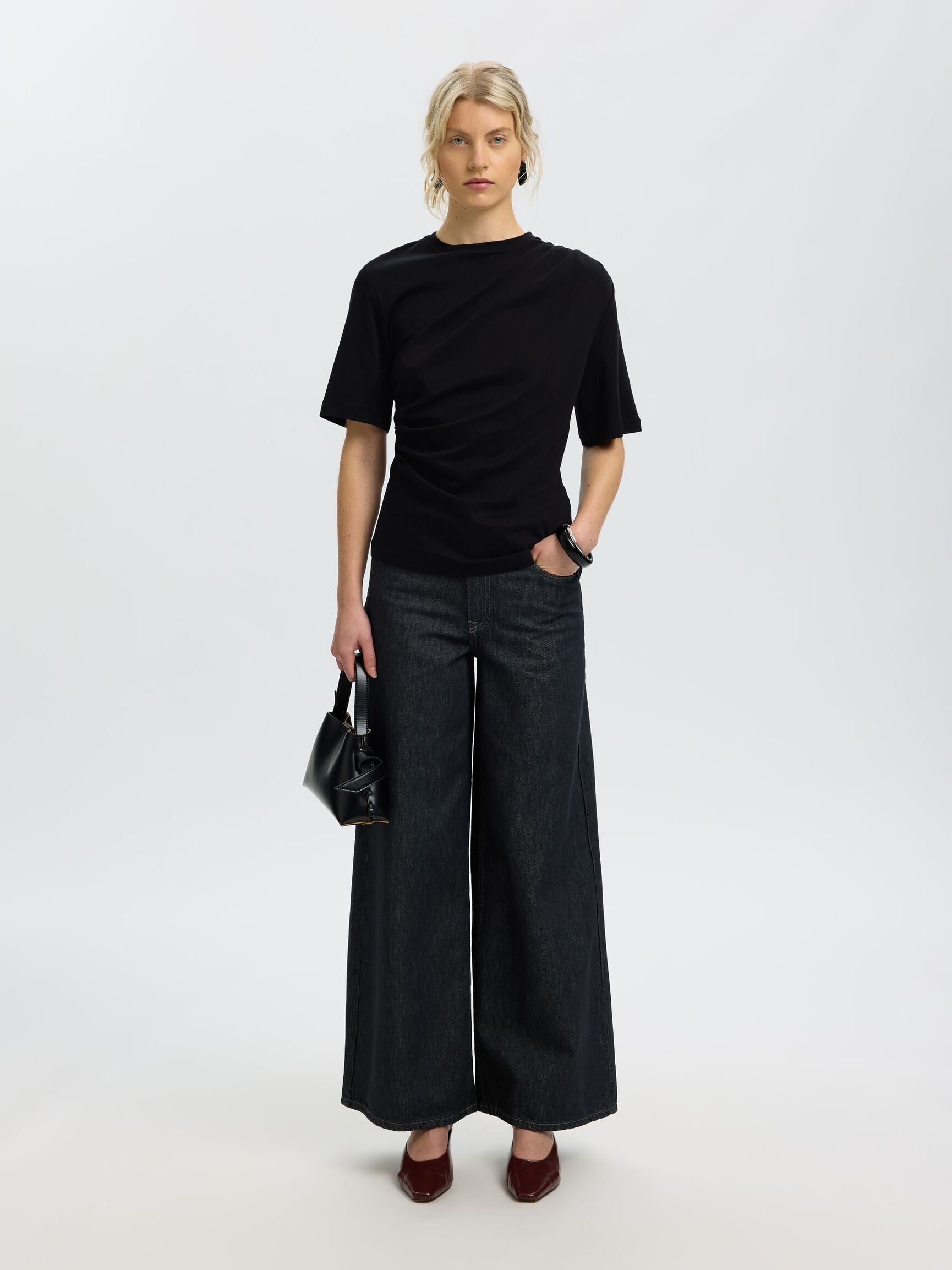 SELECTED WOLINE TWIST Black
