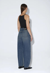 DR DENIM NANCI TWIST SEAM STREAM MID FADE DIRT