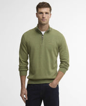 BARBOUR  HALF ZIP LAUREL GREEN