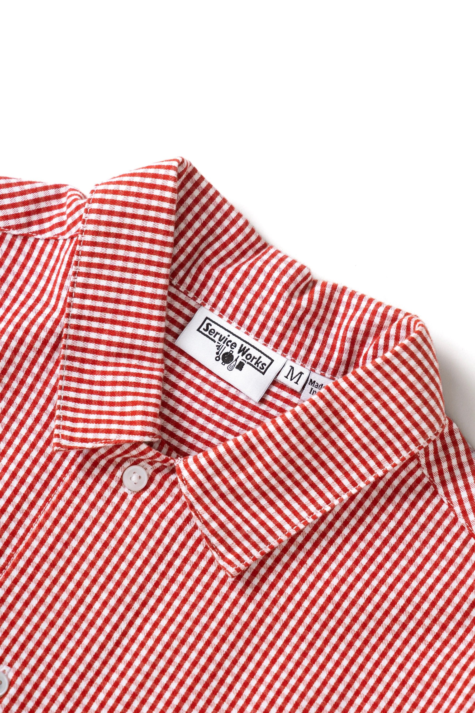 SERVICE WORKS  GINGHAM WAITER Red