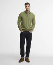BARBOUR  HALF ZIP LAUREL GREEN