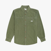 PARLEZ AYR CORD SHIRT OLIVE