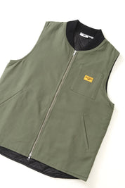 SERVICE WORKS  WORK VEST OLIVE