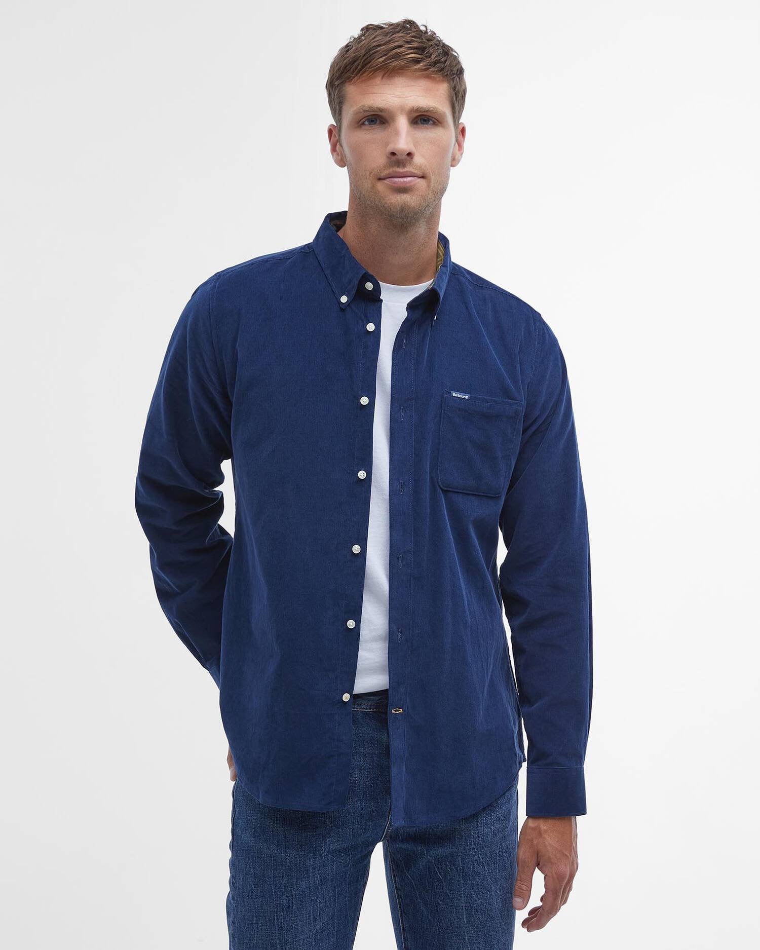 BARBOUR RAMSEY CORD DARK DENIM