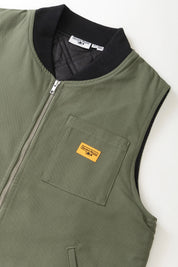 SERVICE WORKS  WORK VEST OLIVE