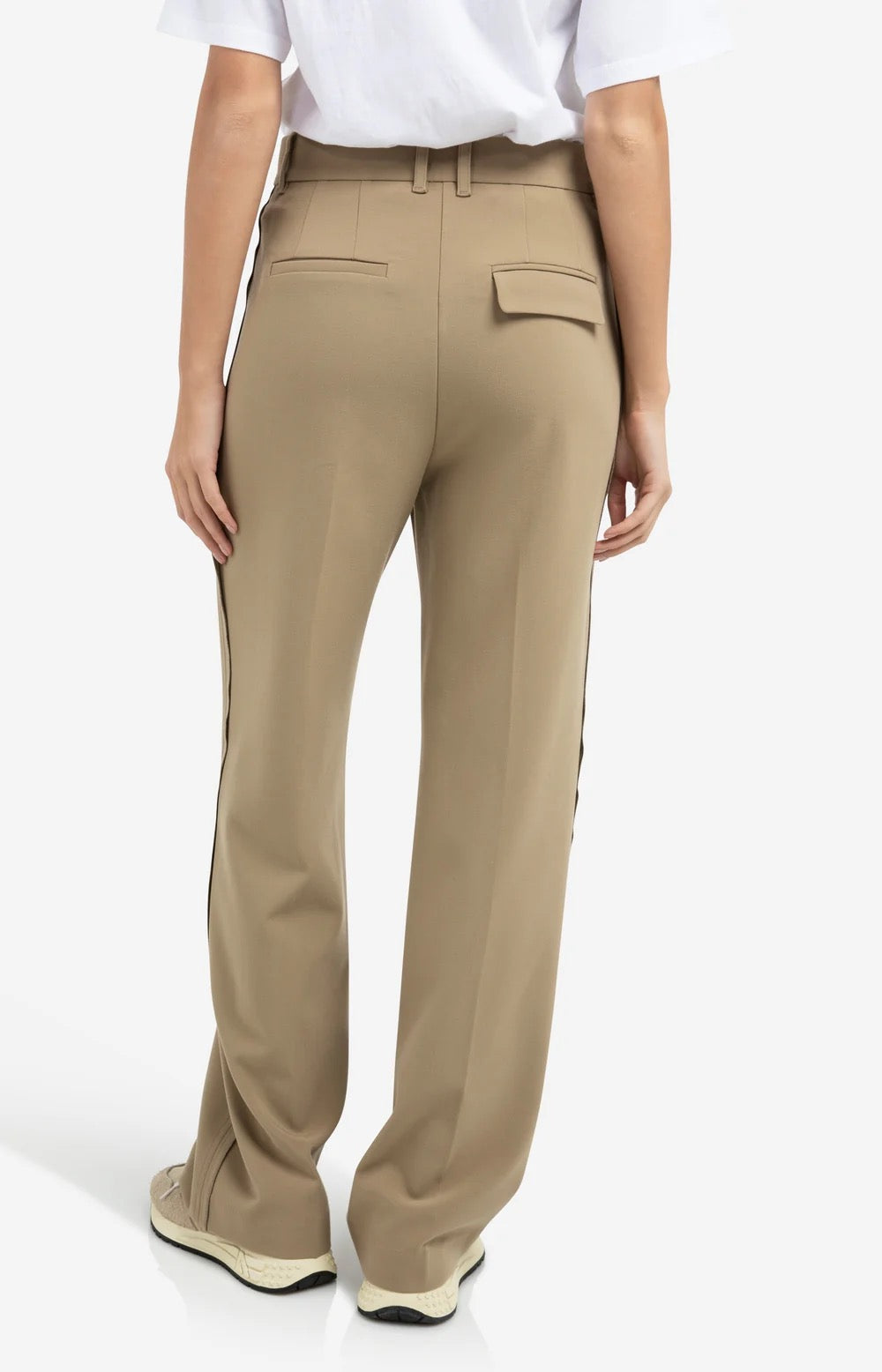 YAYA WIDE LEG KHAKI GREEN – Jago