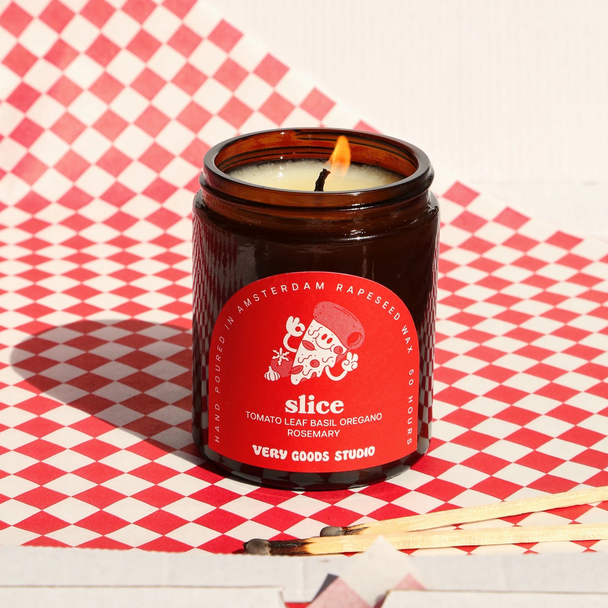 SLICE 170ML TOMATO/BASIL/OREG/ROSEM CANDLE