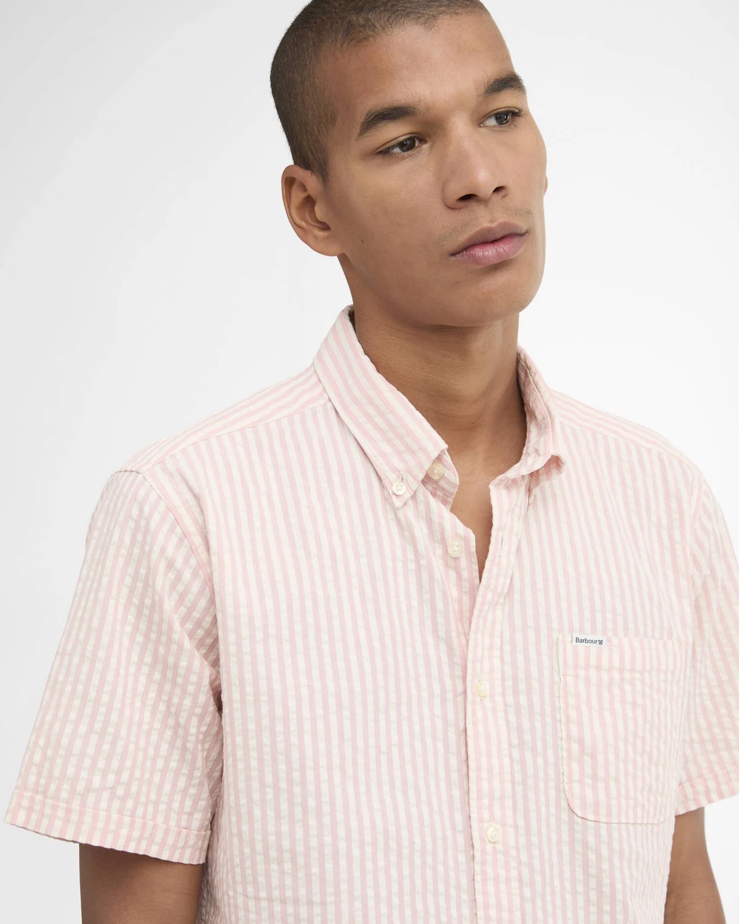 BARBOUR CRESSWELL SHIRT  MINERAL PINK