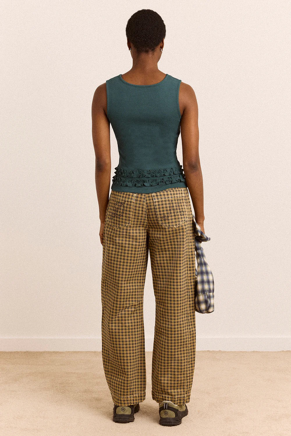 DAMSON MADDER  FELIX CHECK DENIM QUINCE GINGHAM