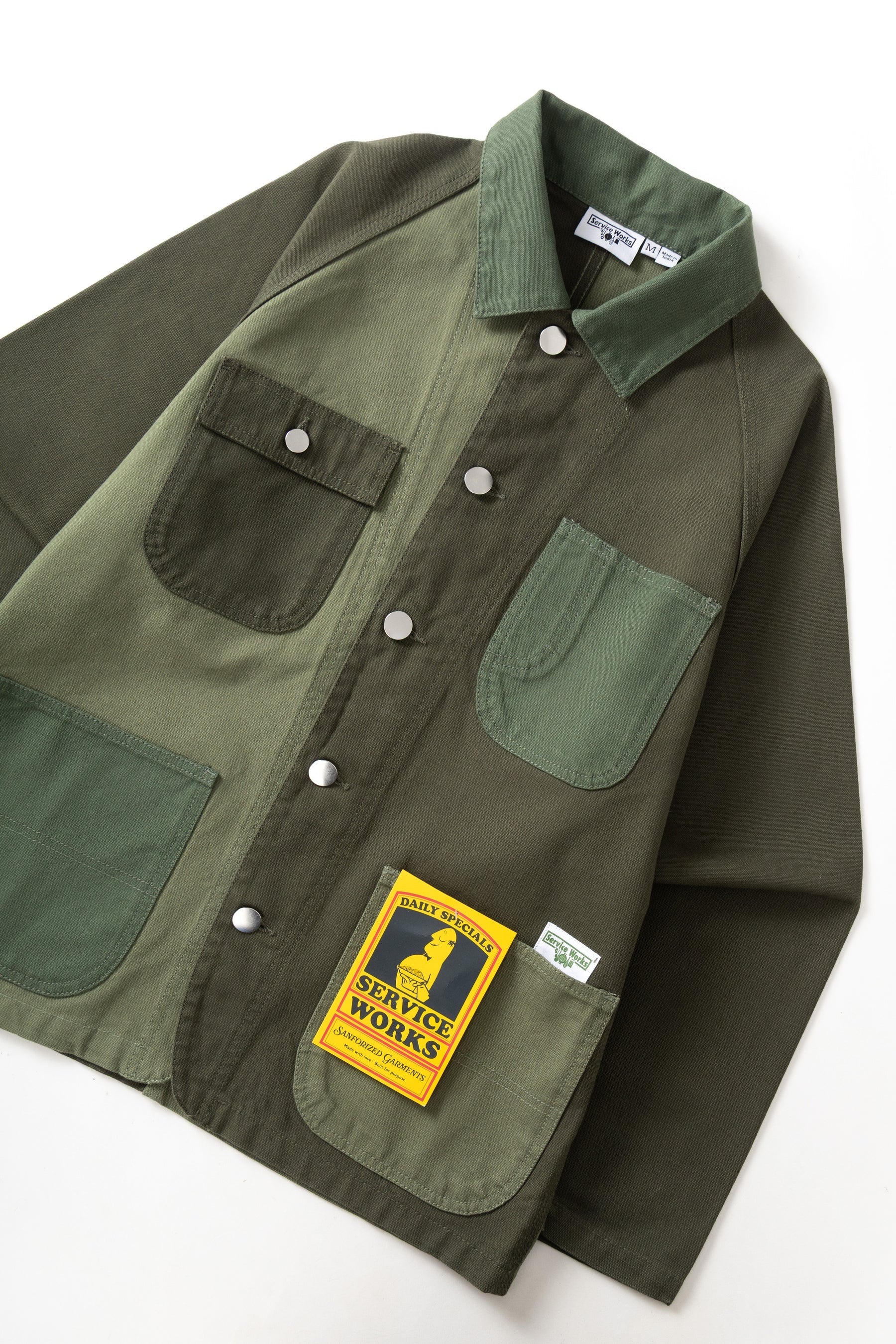 SERVICE WORKS PATCHWORK COVERALL Green