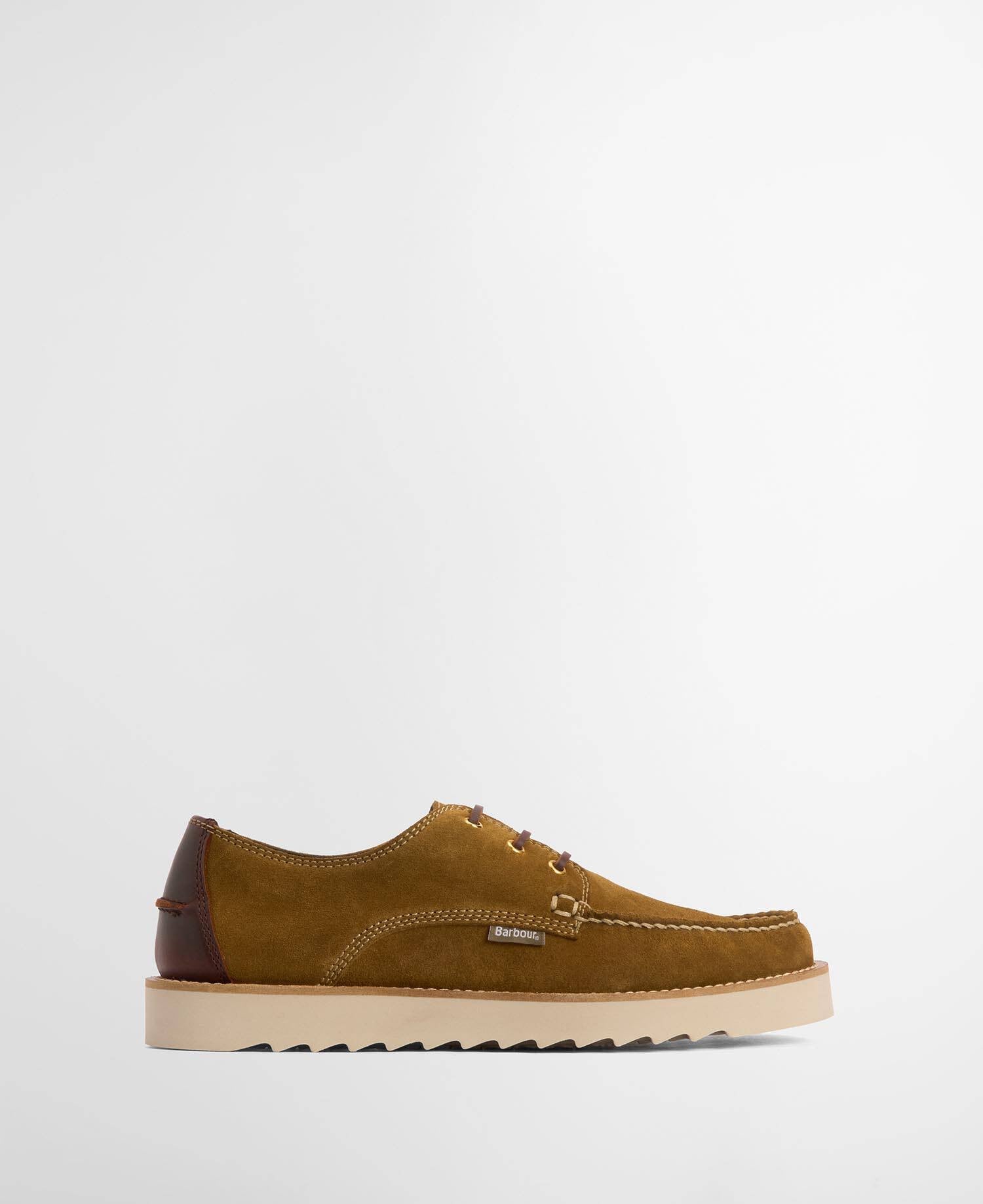 BARBOUR  AYDON DERBY TOFFEE SUEDE SHOE