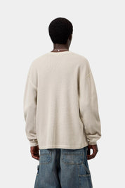 CARHARTT WIP  LS VISTA WAFFLE FLEUR DE SEL