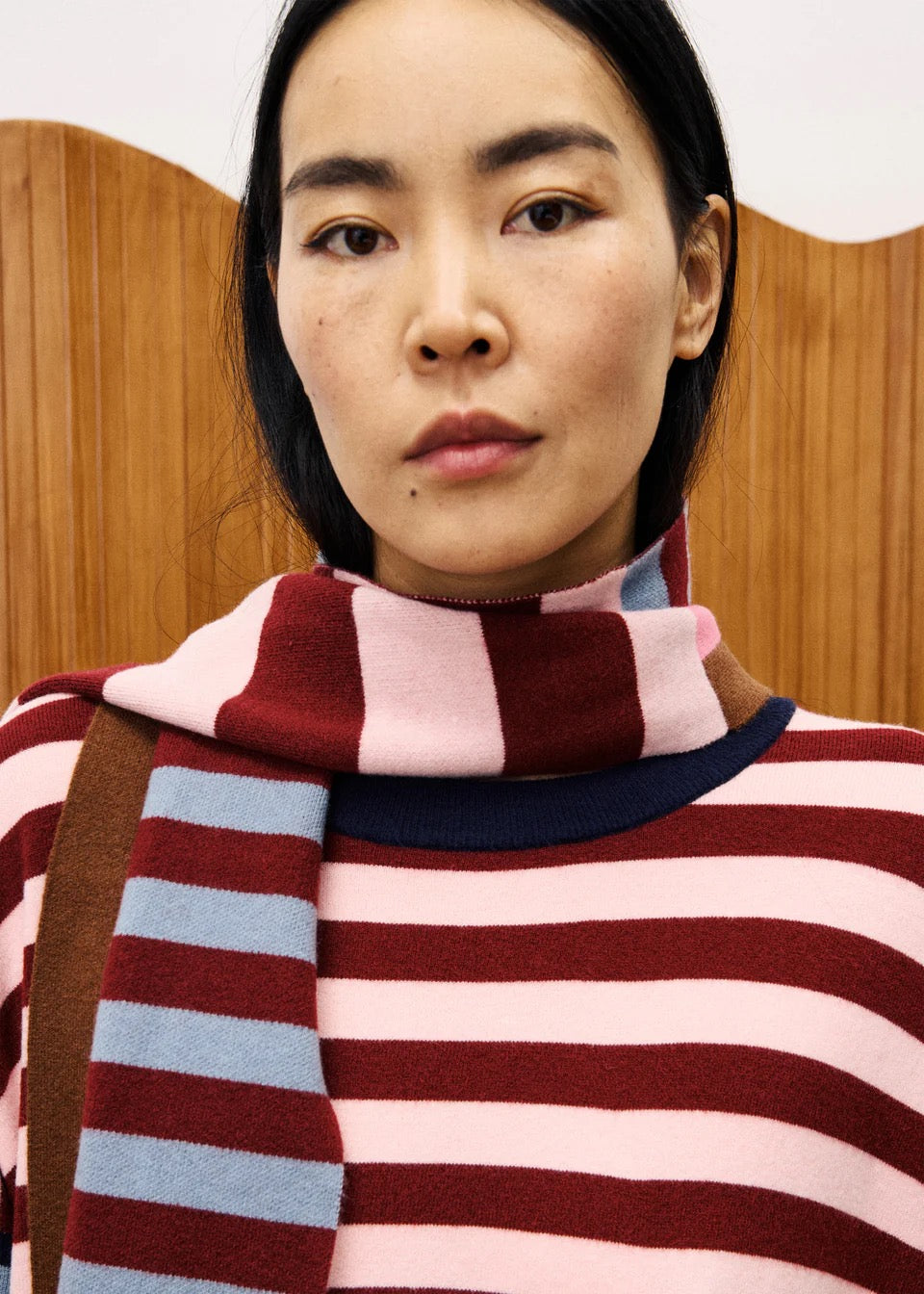 FRNCH  PERSAN SCARF ROSE