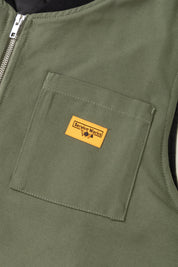 SERVICE WORKS  WORK VEST OLIVE